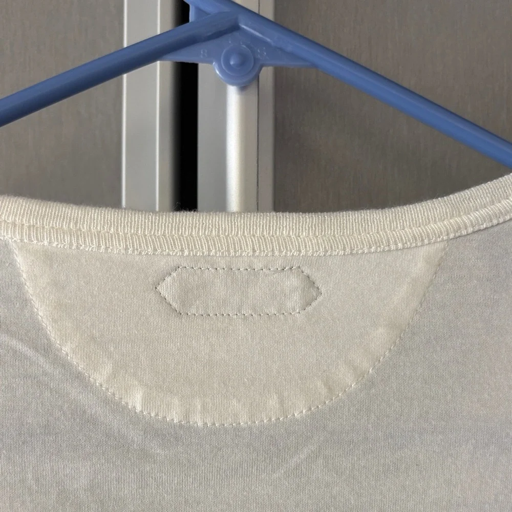 Tom Ford Cream Long-Sleeve Henley Shirt - Picture 5 of 5
